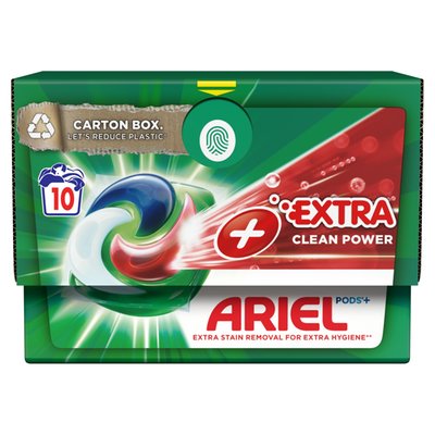Obrázek Ariel Extra Clean All-in-1 PODS, Kapsle Na Praní, 10 Praní