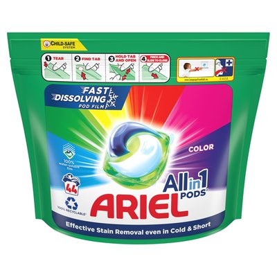 Obrázek Ariel All-in-1 PODS®, Washing Liquid Capsules 44 Washes