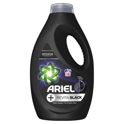 Obrázek Ariel Tekutý Prací Prostředek +Revitablack 880ML, 16 Praní
