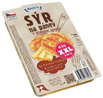 Obrázek Sýr na pánev s uzeným sýrem XXL 4 ks