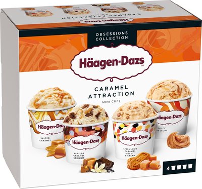 Obrázek Häagen-Dazs Variace smetanových zmrzlin 4 x 95ml (380ml)