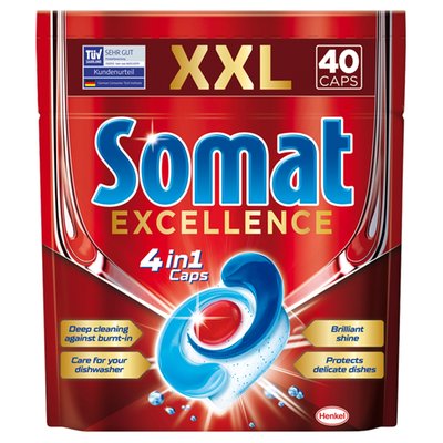 Obrázek Somat Excellence 4v1 Tablety do myčky 40 ks