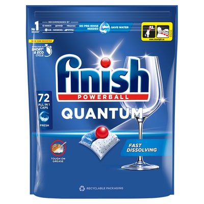 Obrázek Finish Quantum kapsle do myčky nádobí - Fresh 72 ks