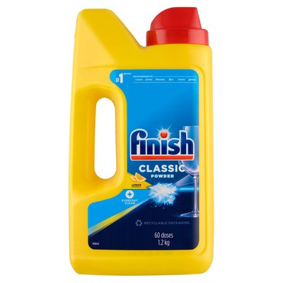 Obrázek Finish Classic Lemon Sparkle prášek do myčky nádobí 1,2kg
