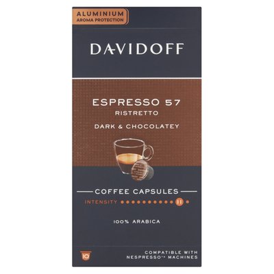 Obrázek Davidoff Espresso 57 Dark & Chocolatey kapsle 10 x 5,5g (55g)