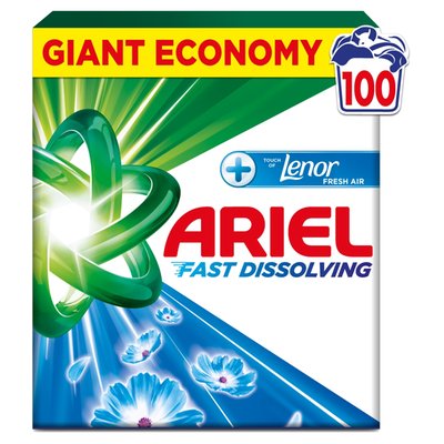 Obrázek Ariel Prací Prášek 5.5kg, 100 Praní, + Touch Of Lenor Fresh Air