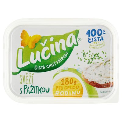 Obrázek Lučina Svěží s pažitkou 180g