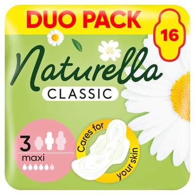 Obrázek Naturella Classic, Velikost 3 Maxi, Vložky, S Křidélka, 16