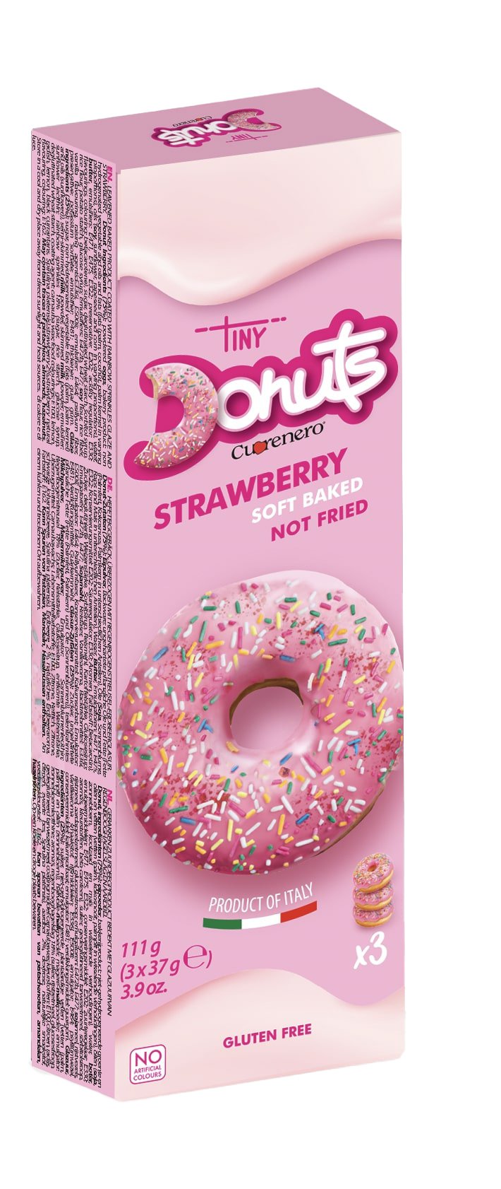 Donuty s polevou jahoda bez lepku