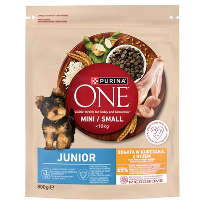 Obrázek Purina ONE Mini Junior granule pro štěňata kuře 800g
