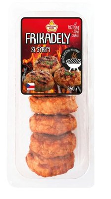 Obrázek Vodňanské kuře Smažené frikadely se sýrem 350g