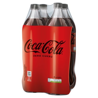 Obrázek Coca-Cola Zero 4 x 1,5l