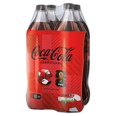 Obrázek Coca-Cola Zero 4 x 1,5l