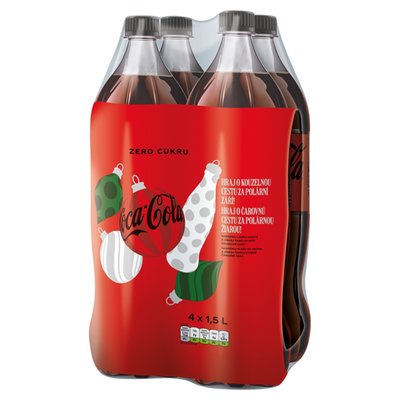 Obrázek Coca-Cola Zero 4 x 1,5l