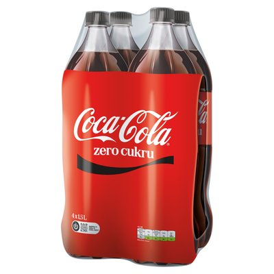 Obrázek Coca-Cola Zero 4 x 1,5l