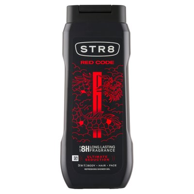 Obrázek STR8 Red Code osvěžující sprchový gel 3 v 1 400ml
