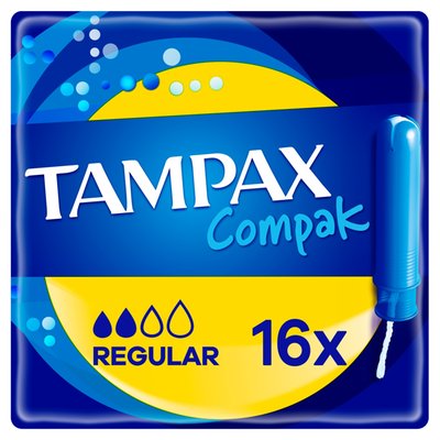 Obrázek Tampax Compak Regular Tampony S Aplikátorem16 ks