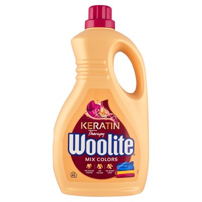 Obrázek Woolite Keratin Therapy tekutý prací přípravek na barevné prádlo 45 praní 2,7l
