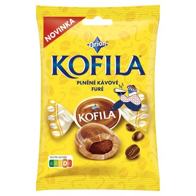 Obrázek Orion Kofila bonbóny s příchutí kávy a kakaovo-kávovou náplní 80g
