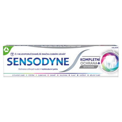 Obrázek Sensodyne Kompletní Ochrana+ Whitening zubní pasta pro citlivé zuby 75ml