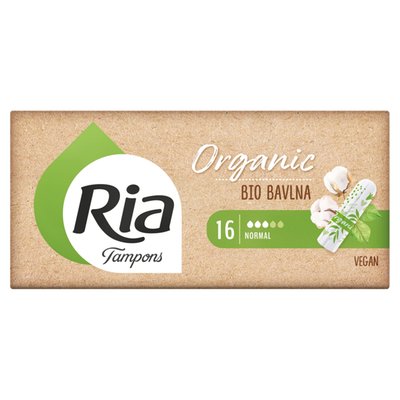 Obrázek Ria Organic Normal tampóny 16 ks
