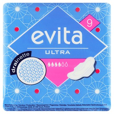 Obrázek Evita Ultra drainette Hygienické vložky á 9 ks