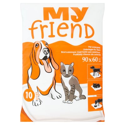 Obrázek My Friend Hygienické podložky pro domácí zvířata 90 x 60 cm 10 ks