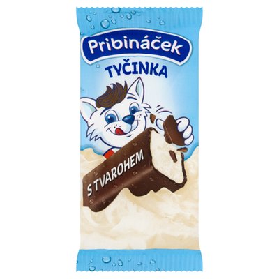 Obrázek Pribináček Tyčinka s tvarohem a kakaovou polevou 38g