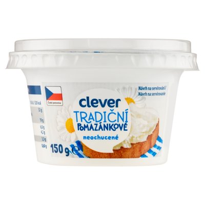 Obrázek CLEVER POMAZANKOVE NATUR 150G