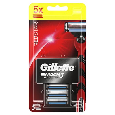 Obrázek Gillette Mach3 Pánské Náhradní Holicí Hlavice 5 ks