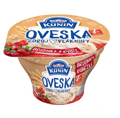 Obrázek Kunín Oveska brusinka červený rybíz, 150g