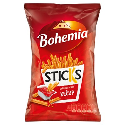 Obrázek Bohemia Sticks s příchutí jemný kečup 120g