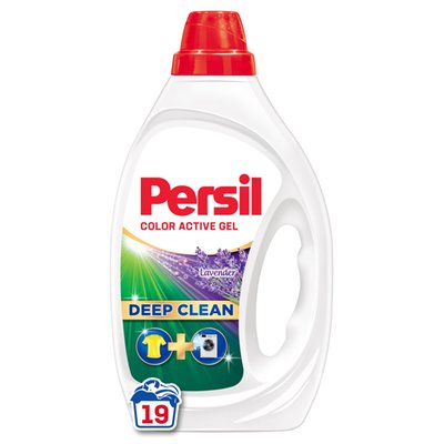 Obrázek Persil Deep Clean Color Active Gel Lavender prací prostředek 19 praní