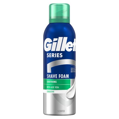 Obrázek Gillette Series Zklidňující Pěna Na Holení S Aloe Vera, 200ml
