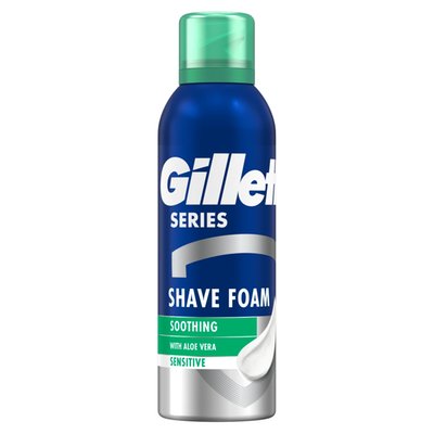 Obrázek Gillette Series Zklidňující Pěna Na Holení S Aloe Vera, 200ml