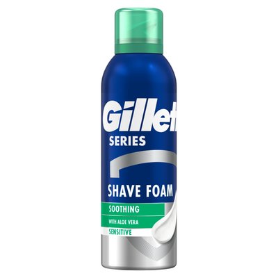 Obrázek Gillette Series Zklidňující Pěna Na Holení S Aloe Vera, 200ml