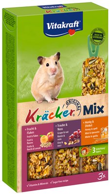 Obrázek Kräcker křeček Mix med-ořechy-ovoce 3 ks