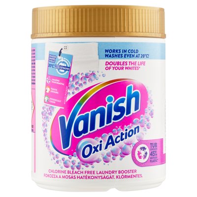 Obrázek Vanish Oxi Action Prášek na bělení a odstranění skvrn 470g
