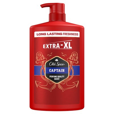 Obrázek Old Spice Captain 3 V 1 Přípravek Na Mytí, Sprchový Gel A Šampon Pro Muže, 1000ml