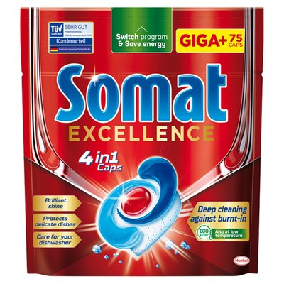 Obrázek Somat Excellence tablety do myčky 75 ks
