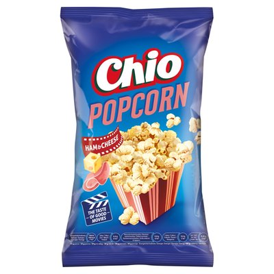 Obrázek Chio Kukuřičný popcorn s příchutí šunky a sýra 75g