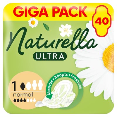 Obrázek Naturella Ultra Normal Velikost 1 Vložky S Křidélky 40 ks