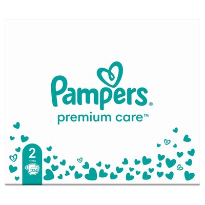 Obrázek Pampers Premium Care Velikost 2, Plenky 224, 4kg-8kg