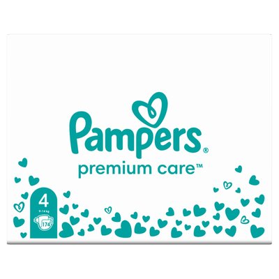 Obrázek Pampers Premium Care Size 4, Nappy x174, 9kg-14kg