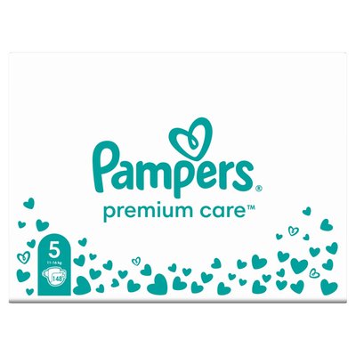 Obrázek Pampers Premium Care Velikost 5, 148 Plenek, 11kg-16kg