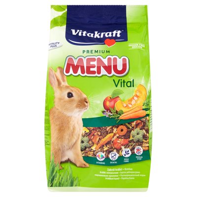 Obrázek Vitakraft Premium menu vital krmivo pro zakrslé králíky 1 kg
