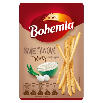 Obrázek Bohemia Smetanové tyčinky s cibulkou 80g