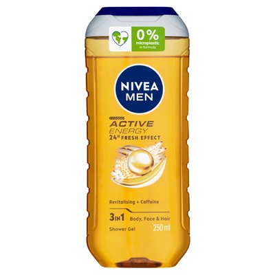 Obrázek Nivea Men Active Energy 3 v 1 Sprchový gel 250ml