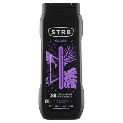 Obrázek STR8 Game osvěžující sprchový gel 3 v 1 400ml
