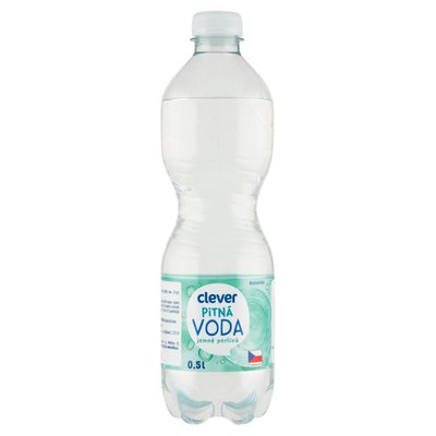 Obrázek clever Pitná voda jemně perlivá 0,5l